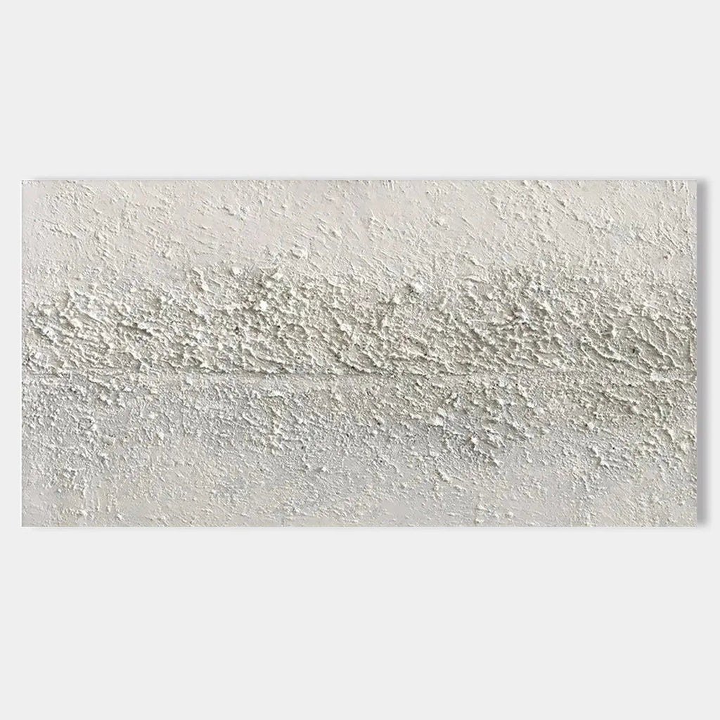 Textured wabi-sabi art canvas with neutral tones and subtle, minimalist nature themes.