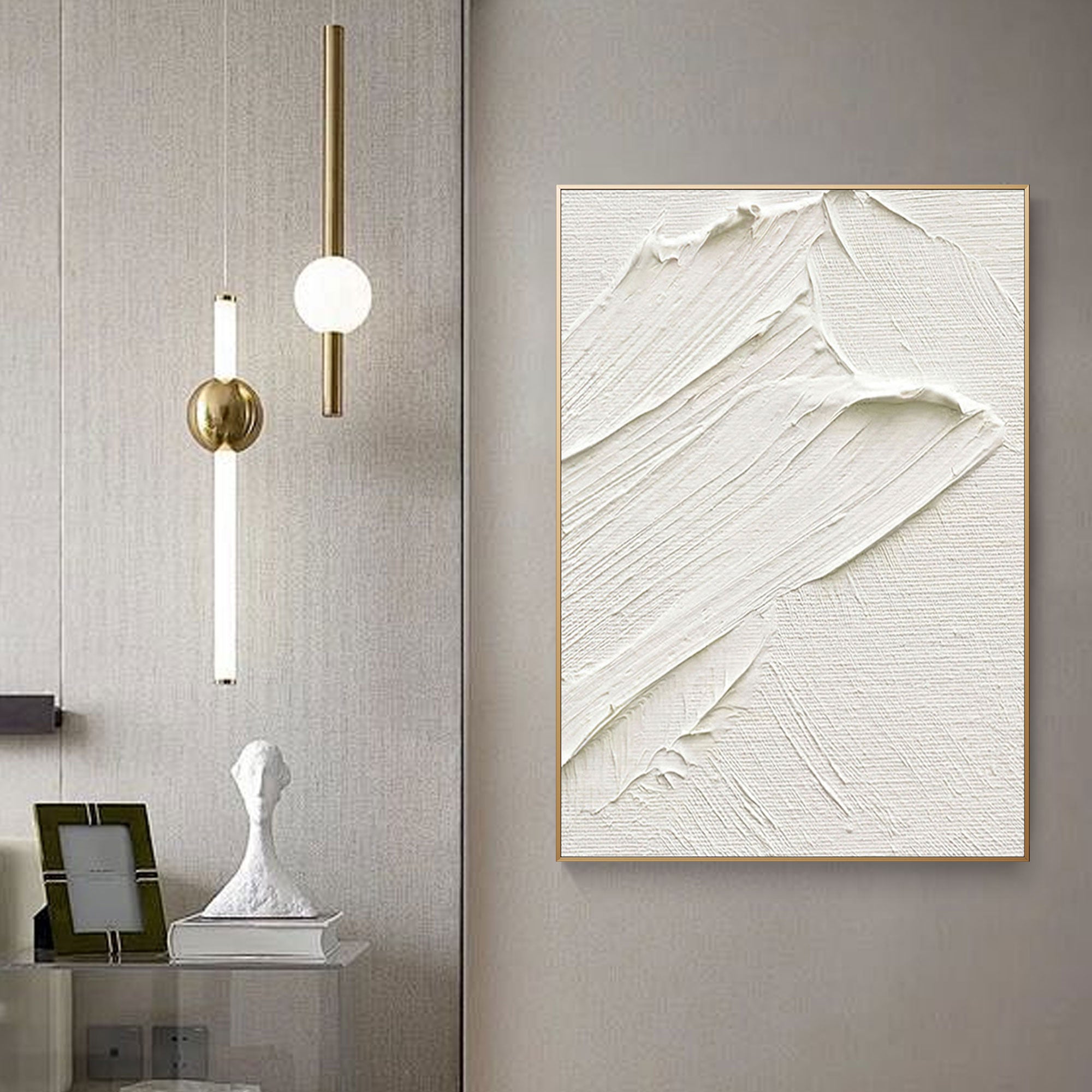 Wabi-Sabi Style Home Decor Painting
