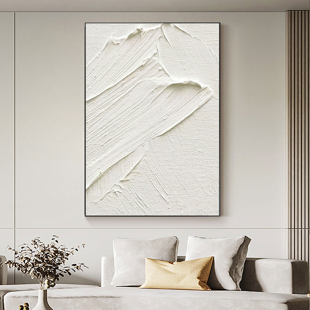 Hand-painted Modern Sculptural Wall Art
