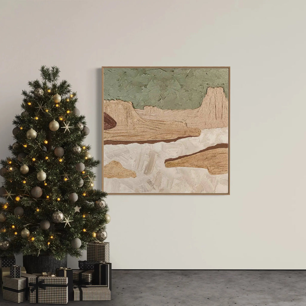 Modern Abstract Landscape Art | Minimalist Wall Decor #AB027