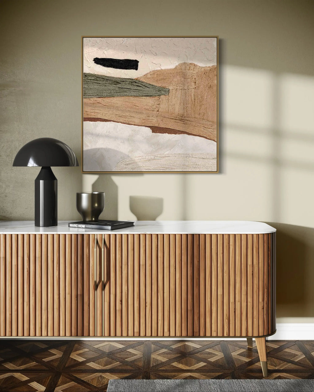 Modern Abstract Landscape Art | Minimalist Wall Decor #AB028