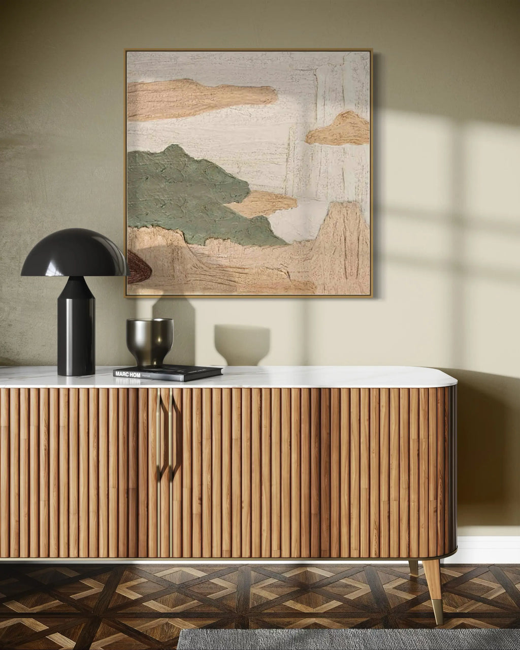 Modern Abstract Landscape Art | Minimalist Wall Decor #AB030