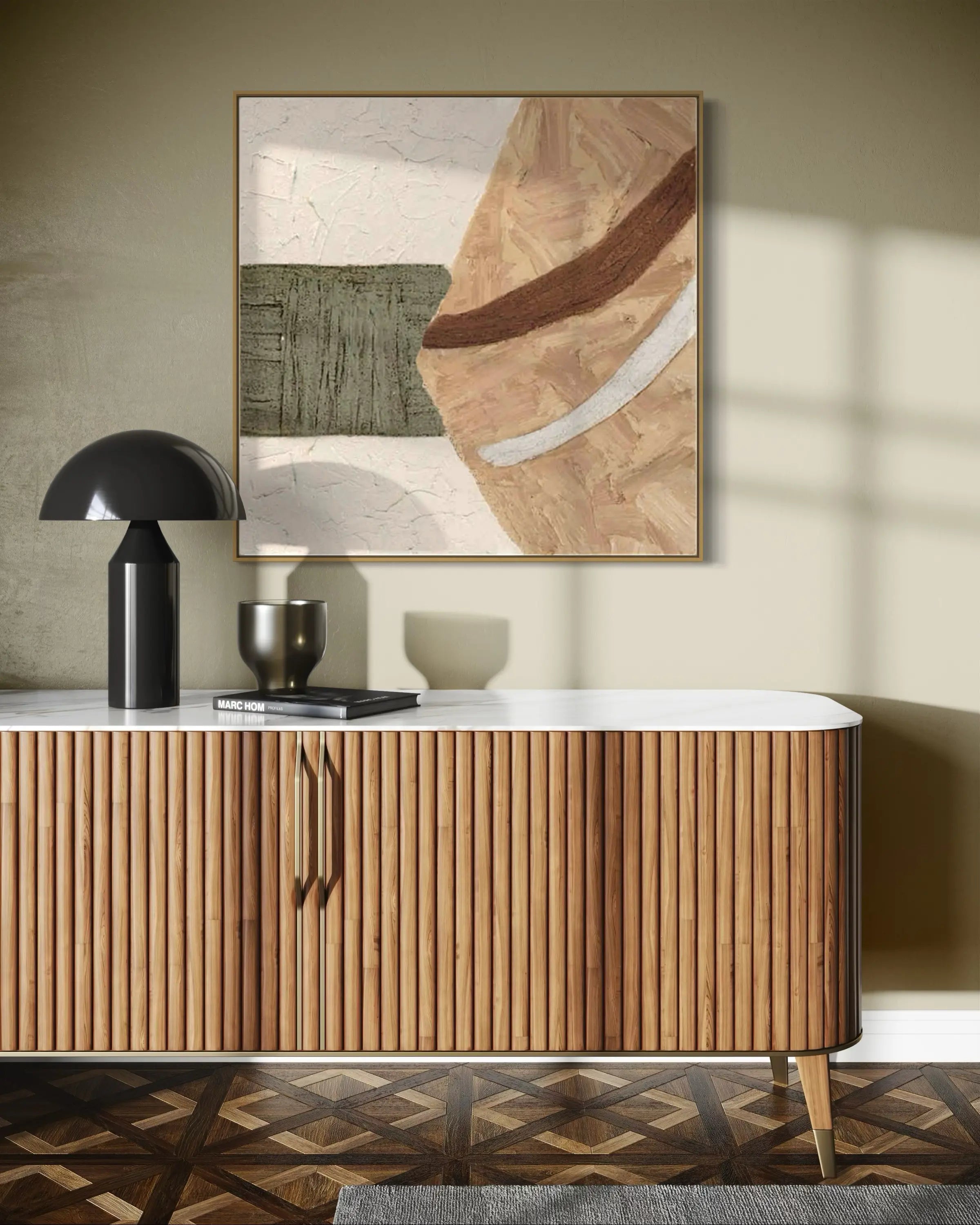Modern Abstract Landscape Art | Minimalist Wall Decor #AB031