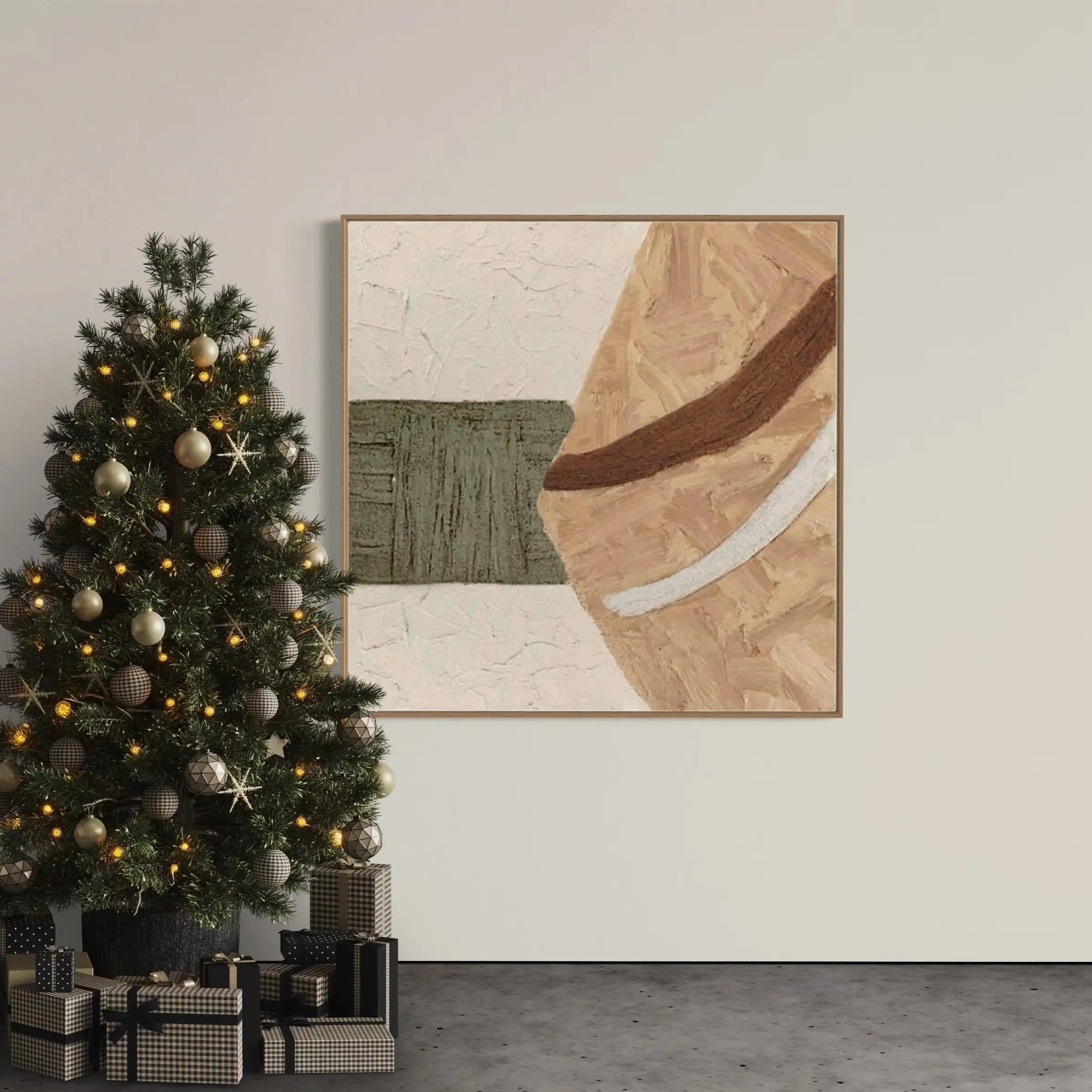 Modern Abstract Landscape Art | Minimalist Wall Decor #AB031