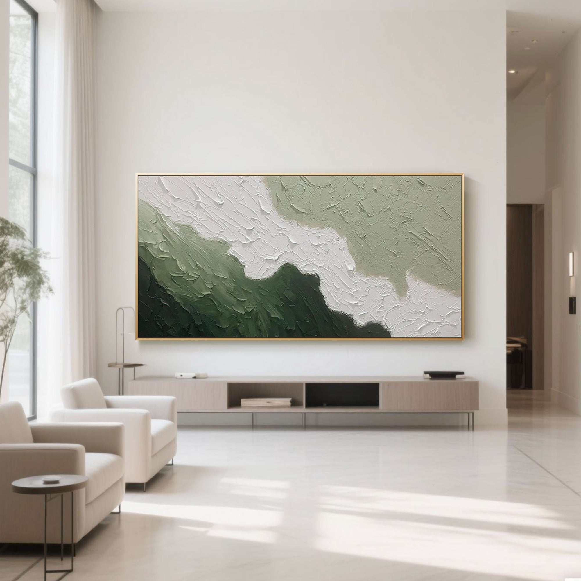 Abstract Landscape Canvas Art | Verdant Divide