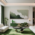 Abstract Landscape Canvas Art | Verdant Divide