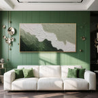 Abstract Landscape Canvas Art | Verdant Divide