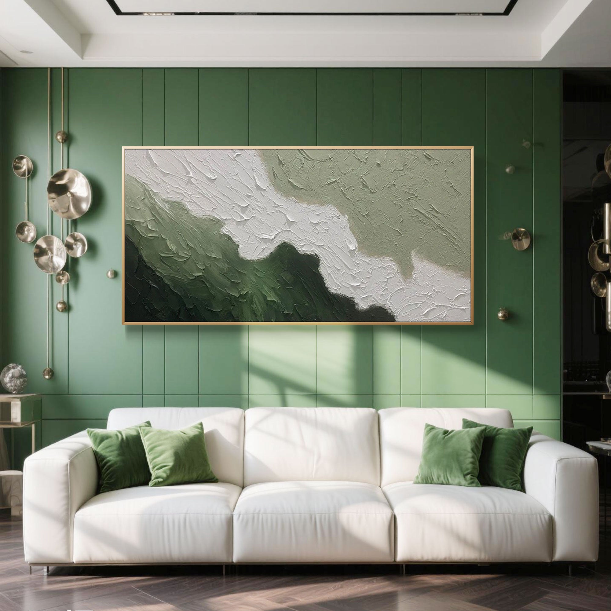 Abstract Landscape Canvas Art | Verdant Divide