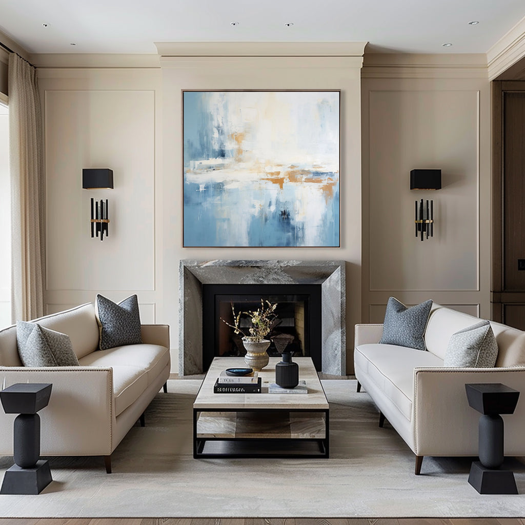 Premium canvas art stretched and framed options close-up.