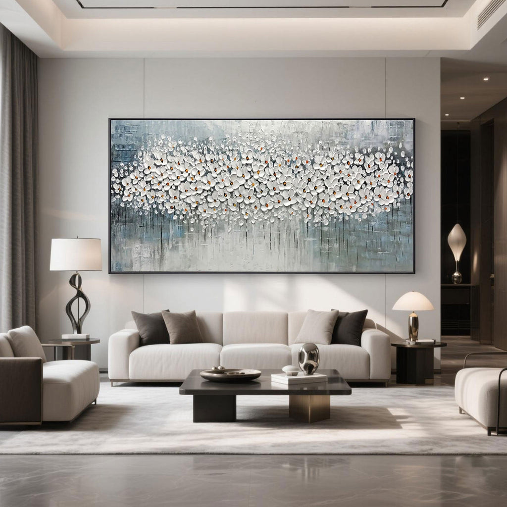 Modern Floral Wall Art | Serene Petals