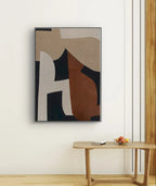 Modern Geometric Art in Neutral Tones	 #WS010