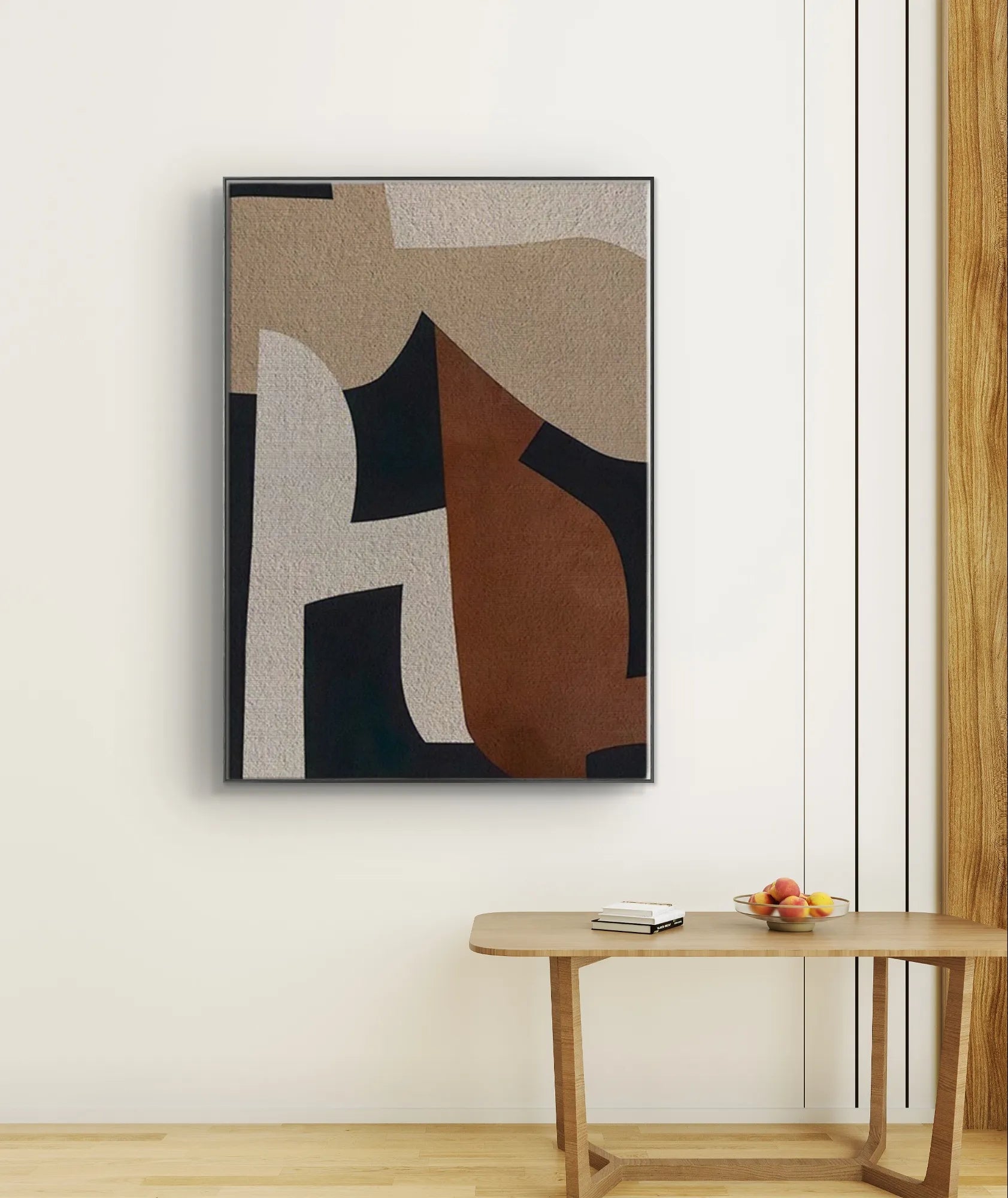 Modern Geometric Art in Neutral Tones	 #WS010