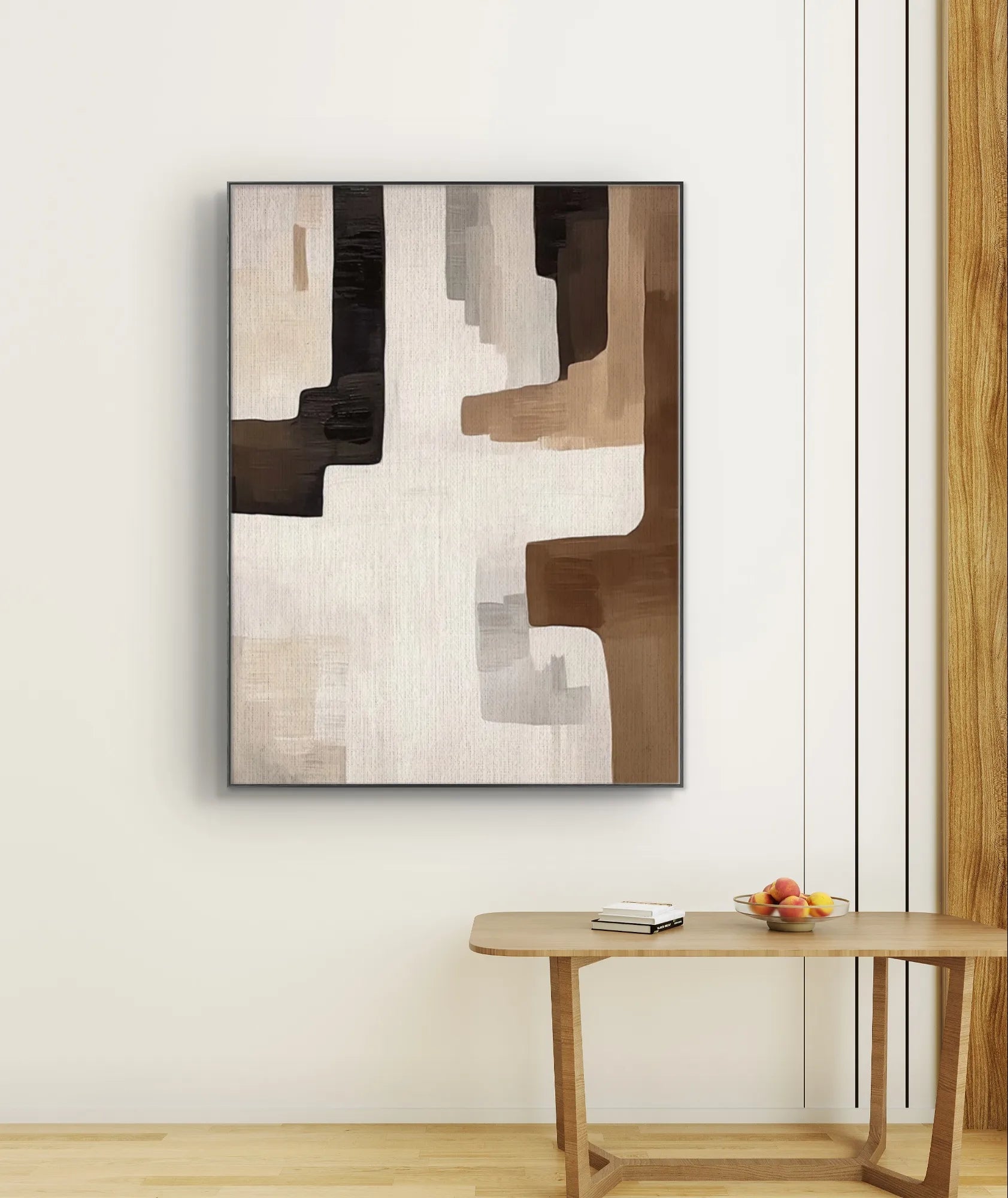 Modern Geometric Art in Neutral Tones	 #WS100