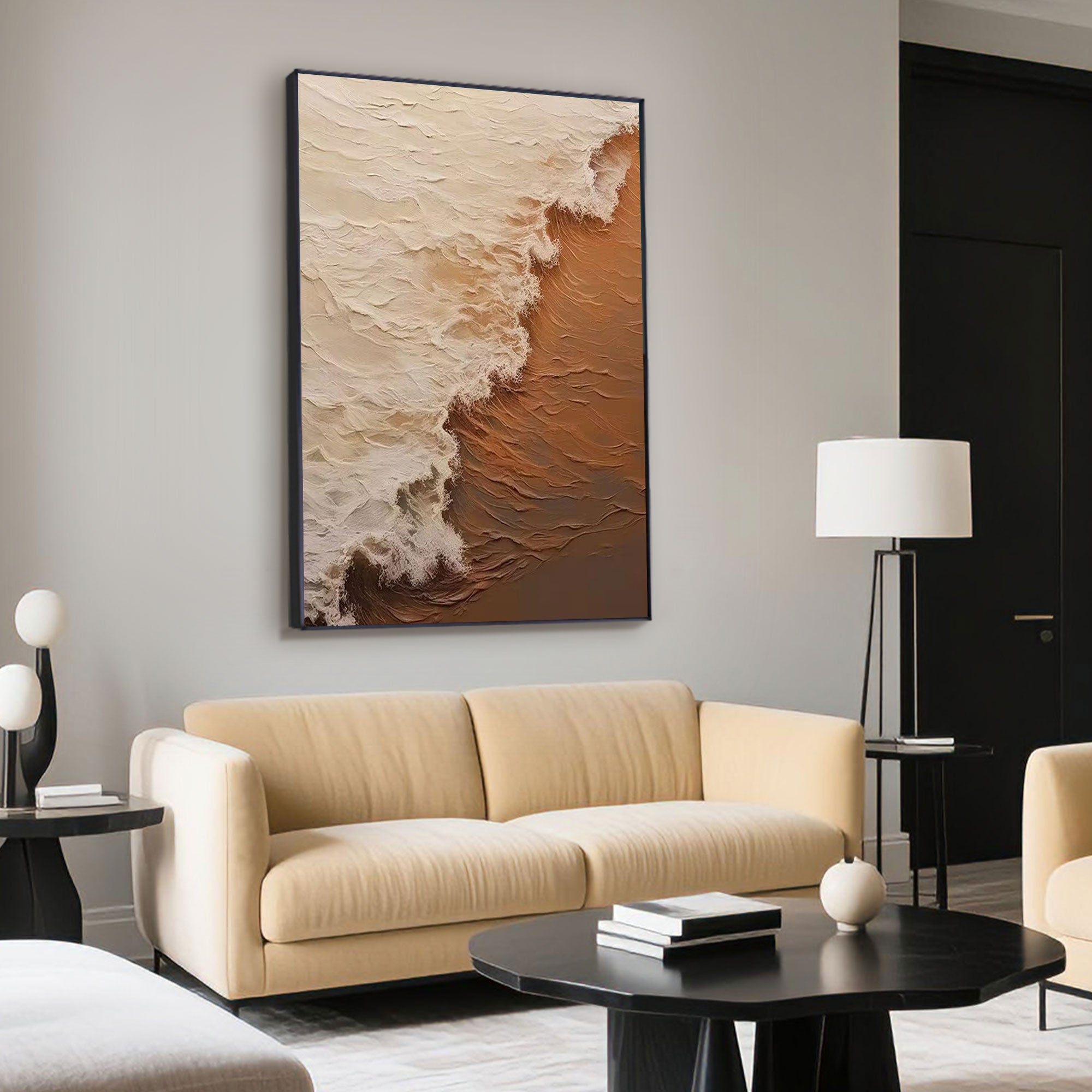 Modern Seascapes Canvas Art: Ocean Caress