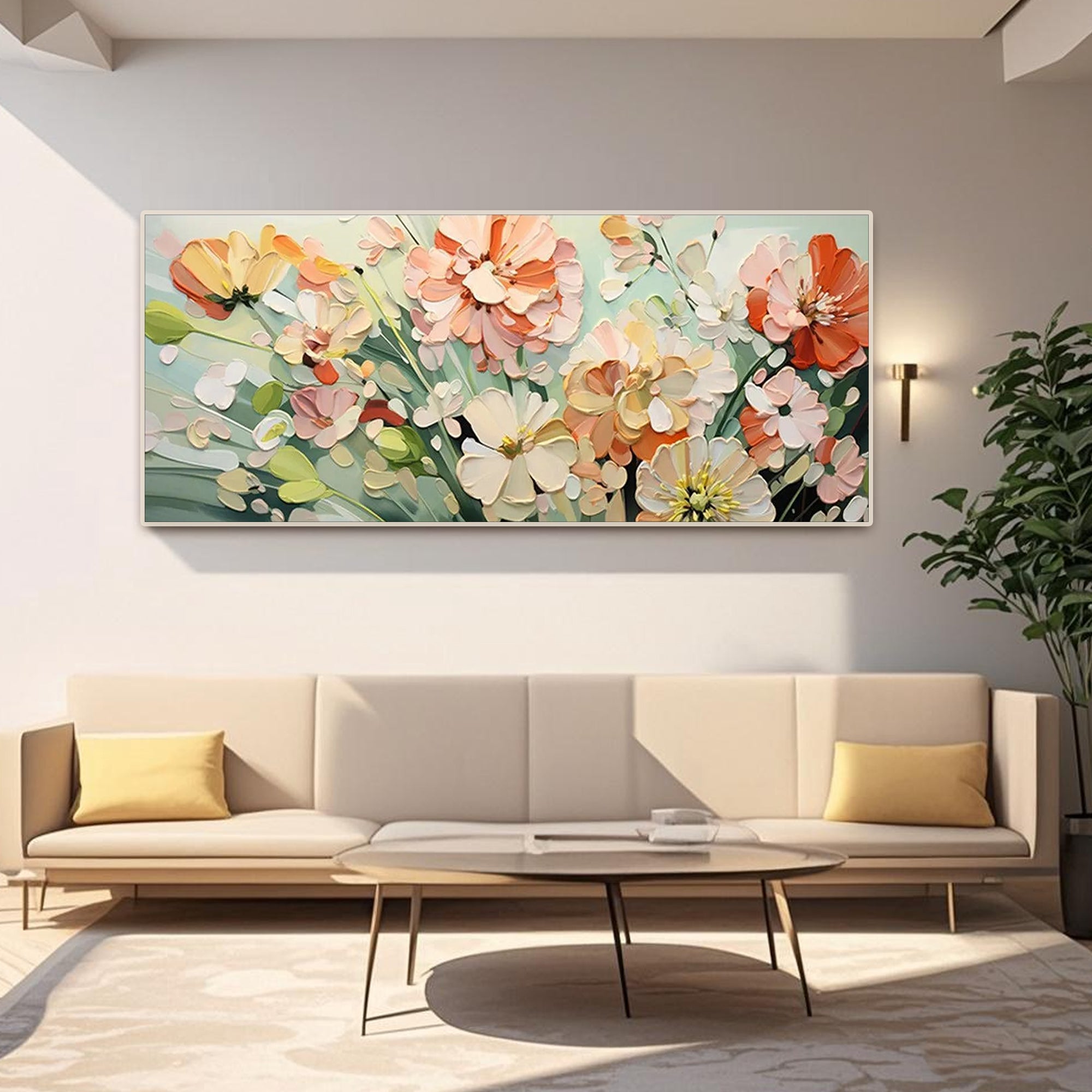 Safe international shipping for hand-painted canvas artwork.