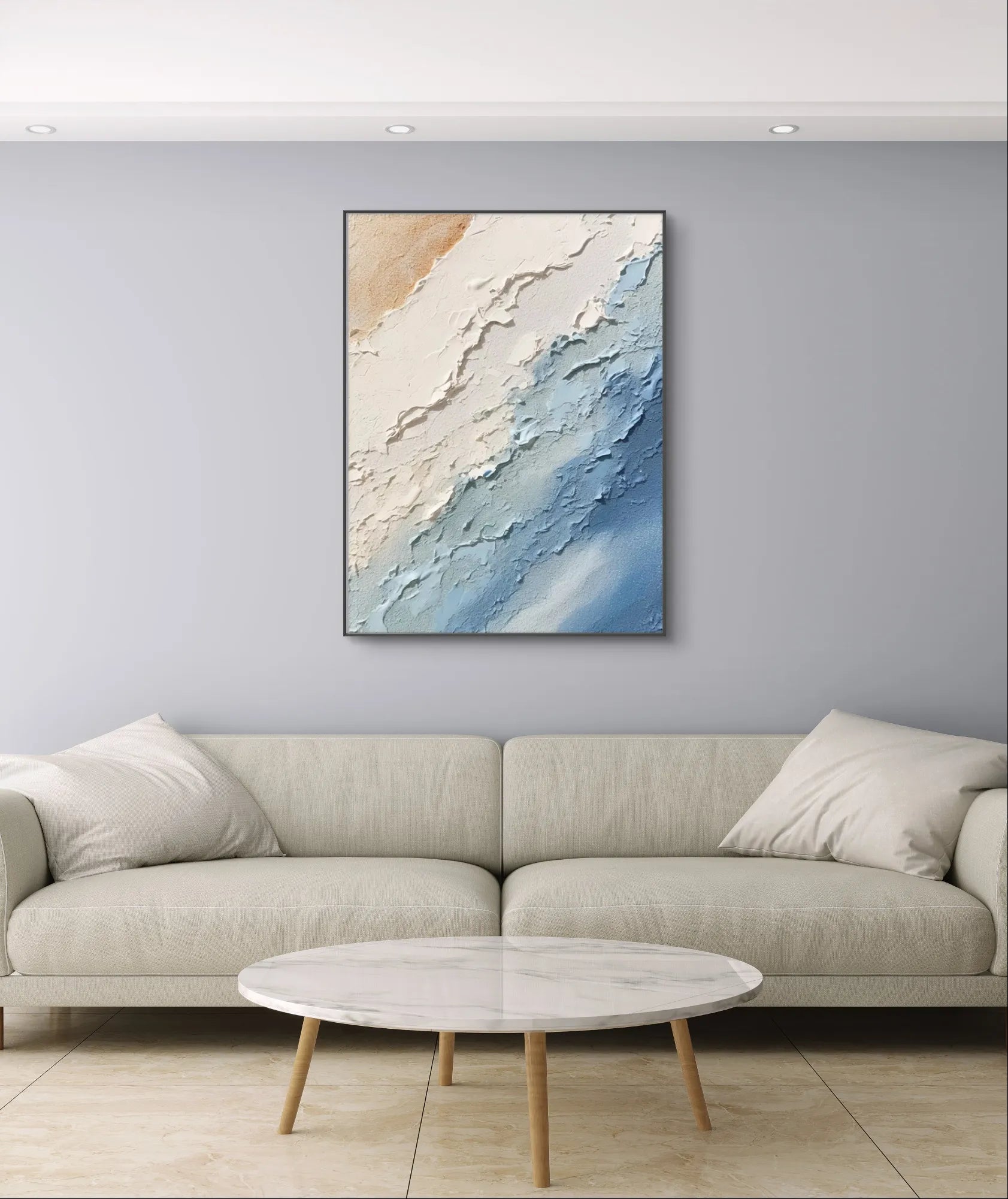 Framed canvas art options