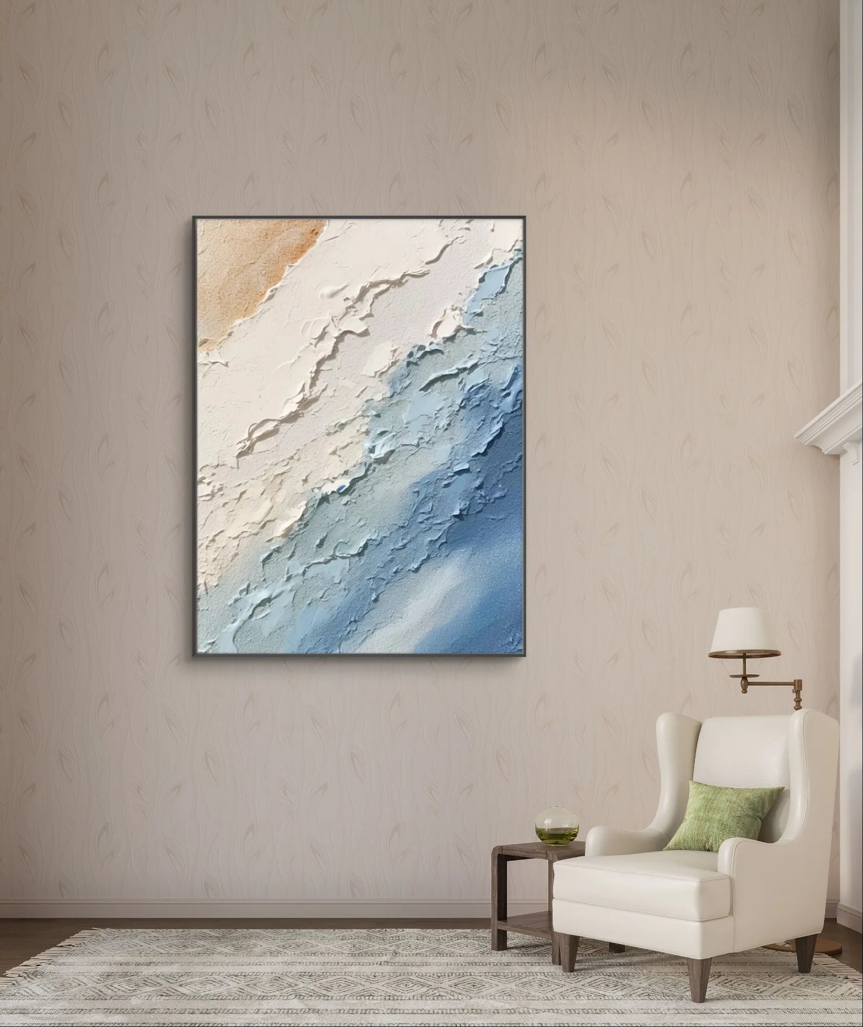International shipping for hand-painted canvas artwork