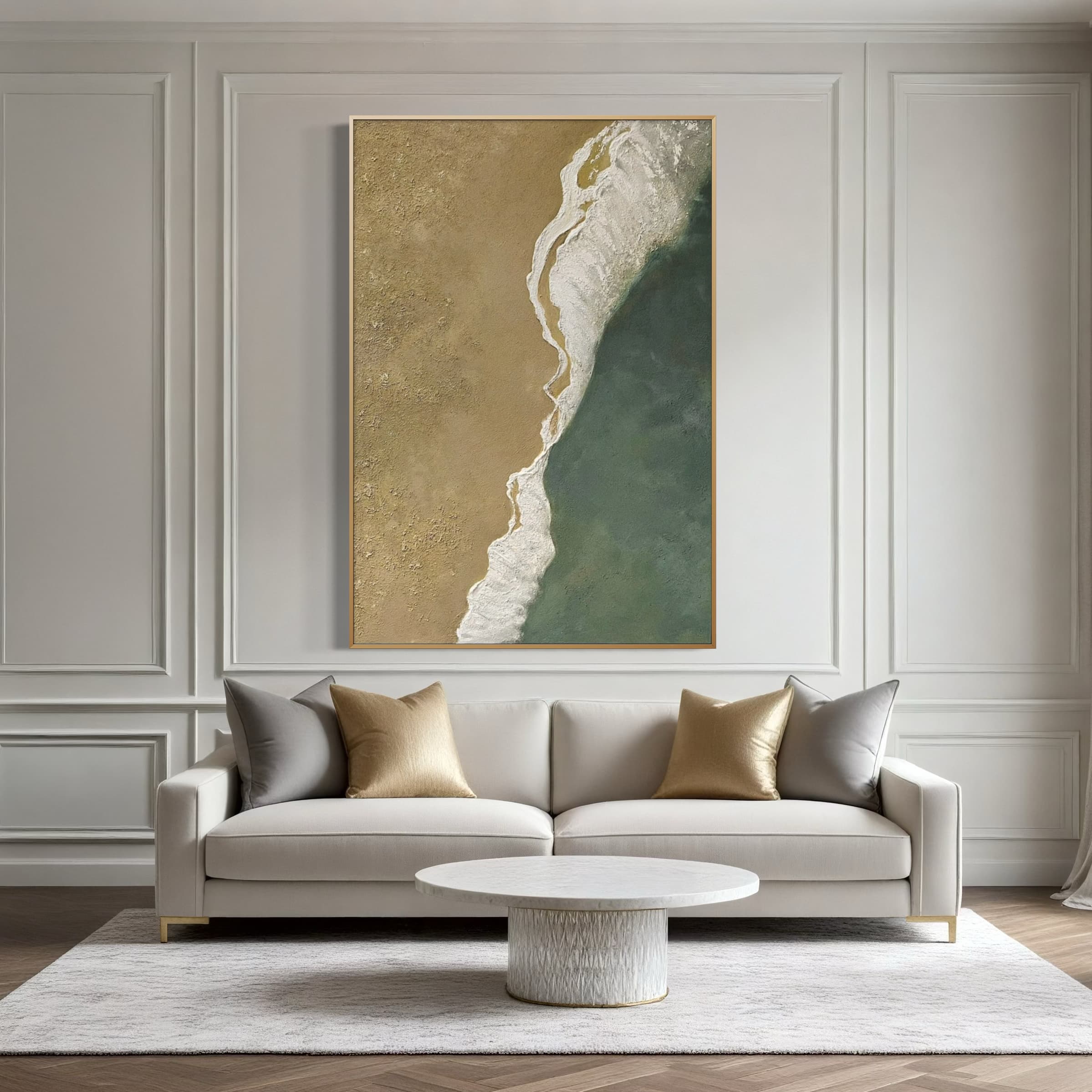 Abstract Beach Wall Art | Liminal Shore