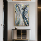 Toile murale texturée moderne représentant une nature #TX022