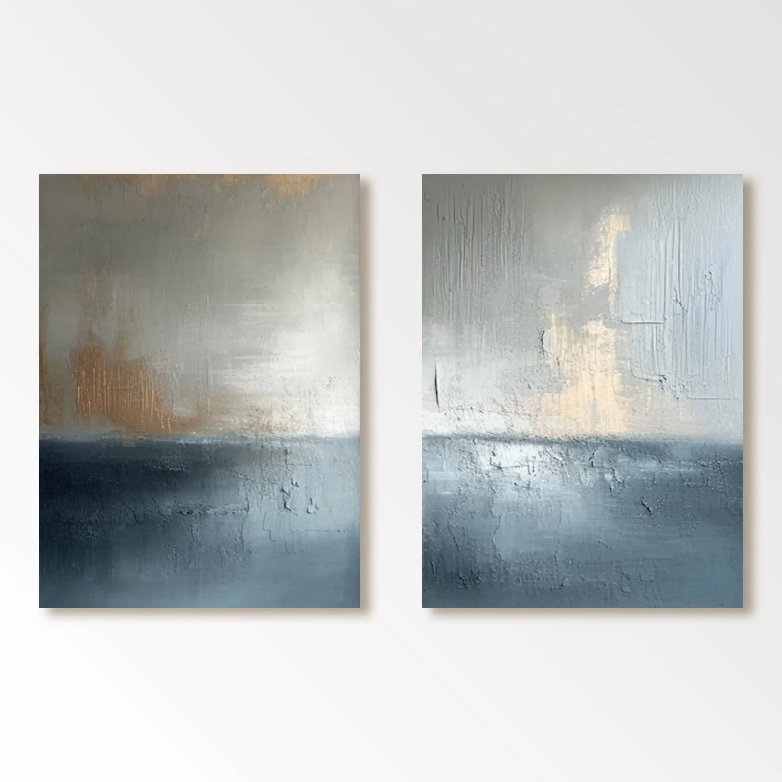 Modern Abstract Seascape Decor Art - Luminous Divide