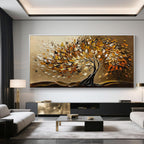 Modern Expressionist Tree Wall Art - Autumn Veins