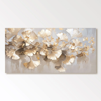 Modern Golden Ginkgo Branches Painting - Golden Canopy