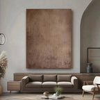 Modern Minimalist Abstract Wall Art - Muted Earth