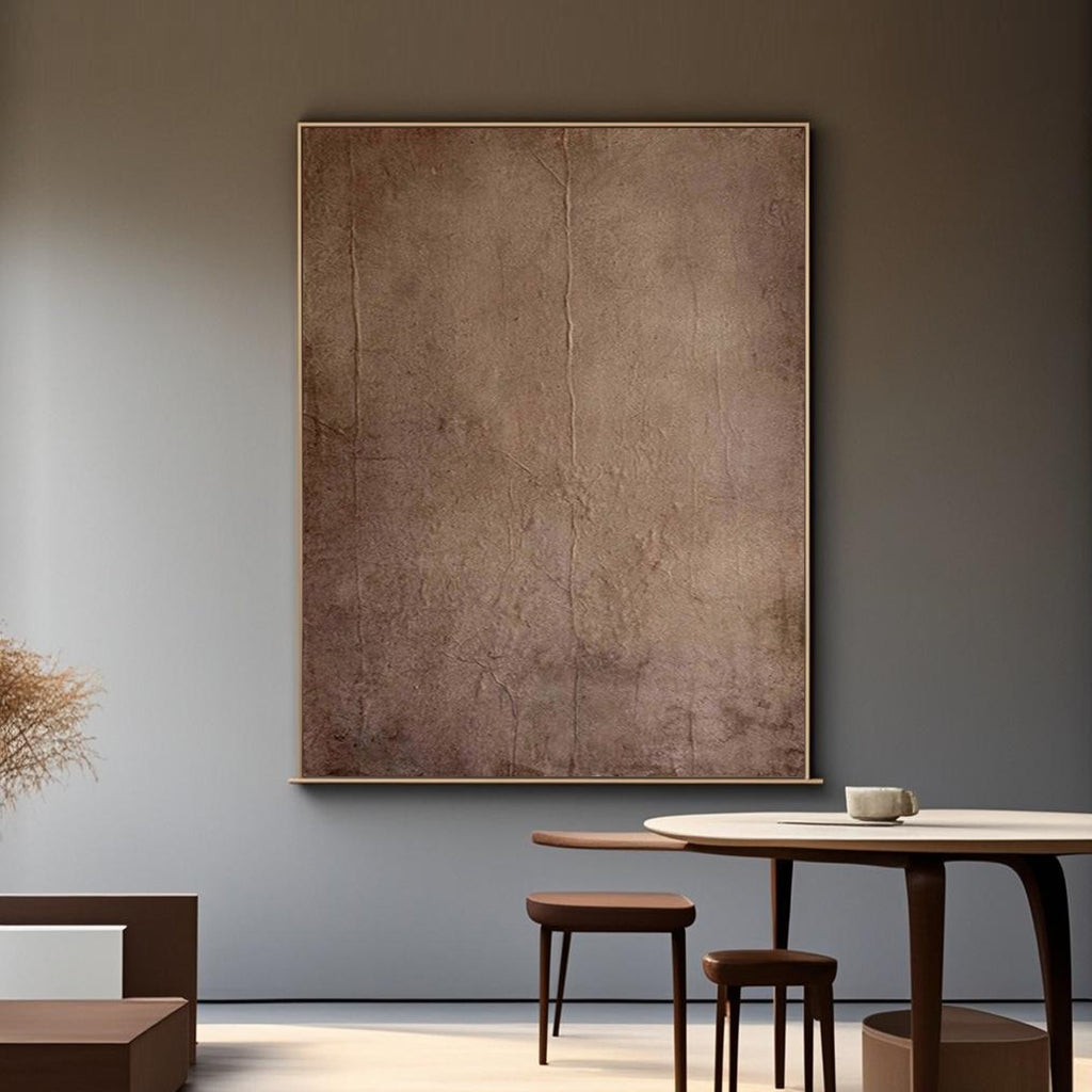 Modern Minimalist Abstract Wall Art - Muted Earth
