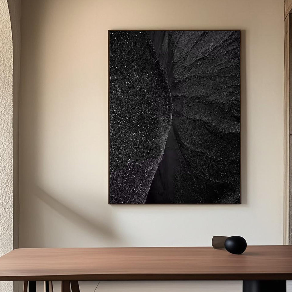 Modern Minimalist Abstract Wall Art - Stellar Divide