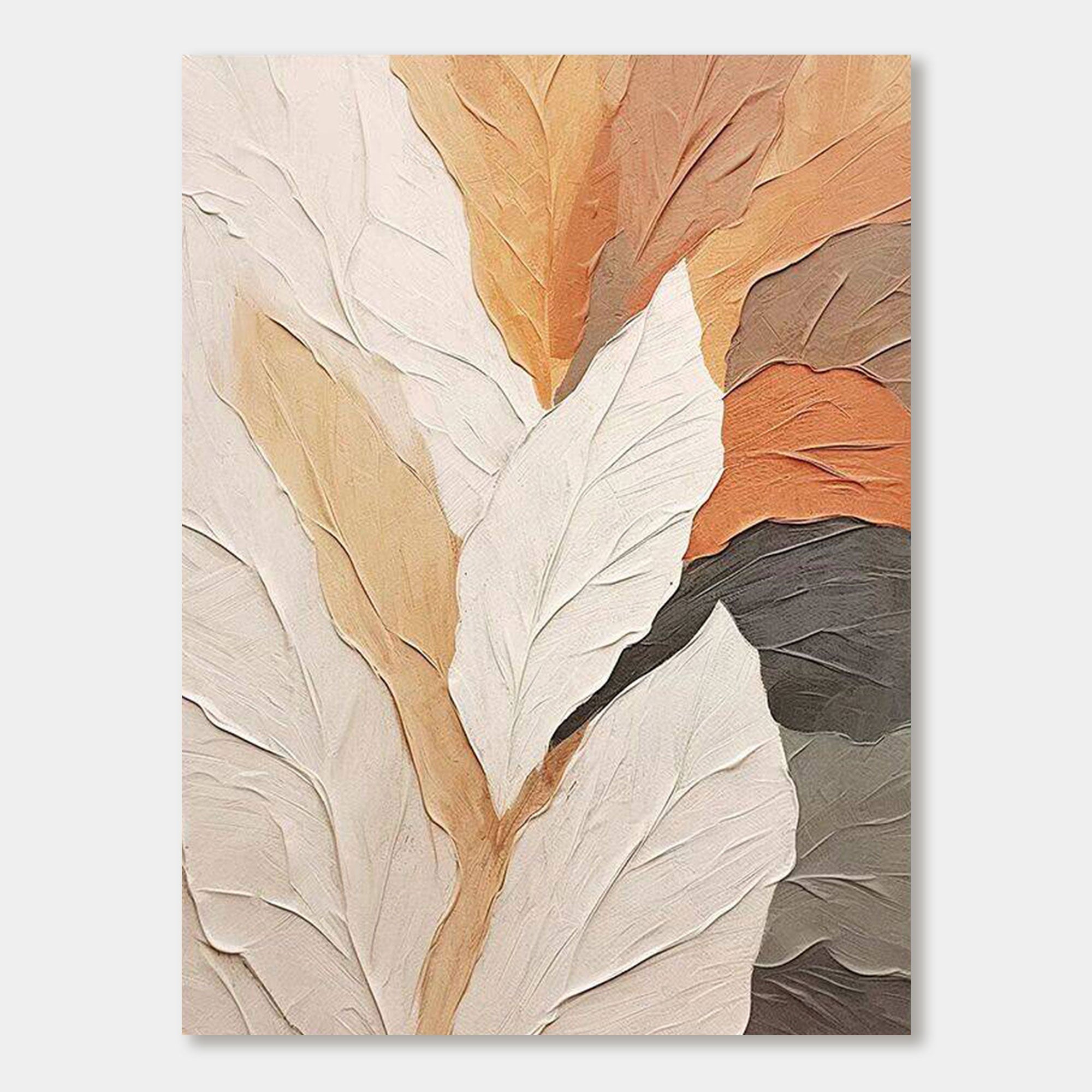 Neutral Botanical Wall Art | Whispering Leaves