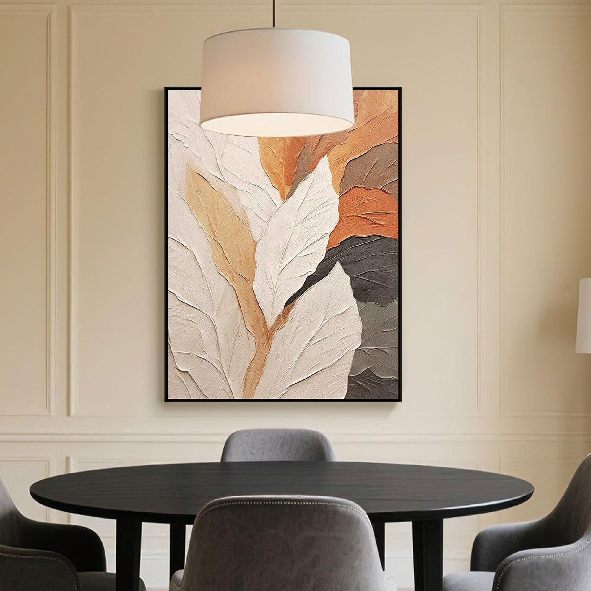 Neutral Botanical Wall Art | Whispering Leaves