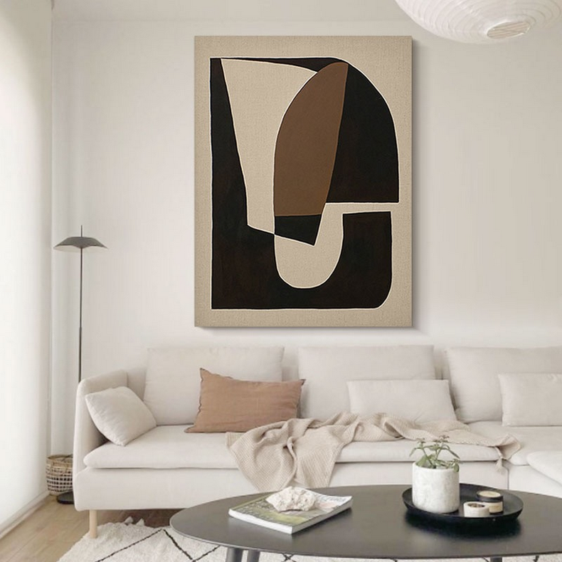 Geometric Abstract Minimalist Wall Art #AB099