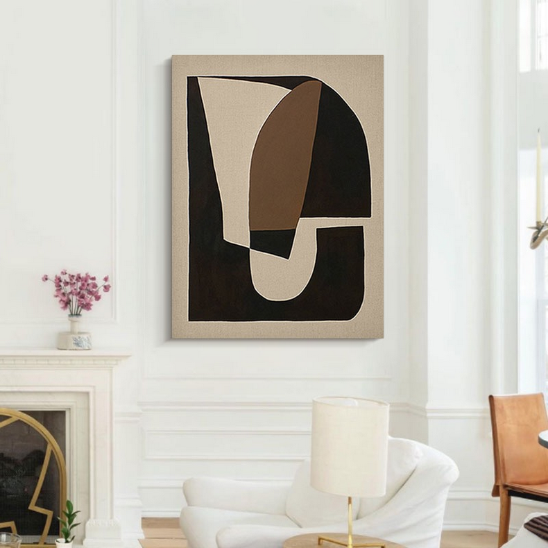 Geometric Abstract Minimalist Wall Art #AB099