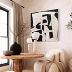 Minimalist Geometric Abstract Art #WS024