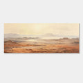 Panoramic earth-tone canvas art featuring a mesa landscape.