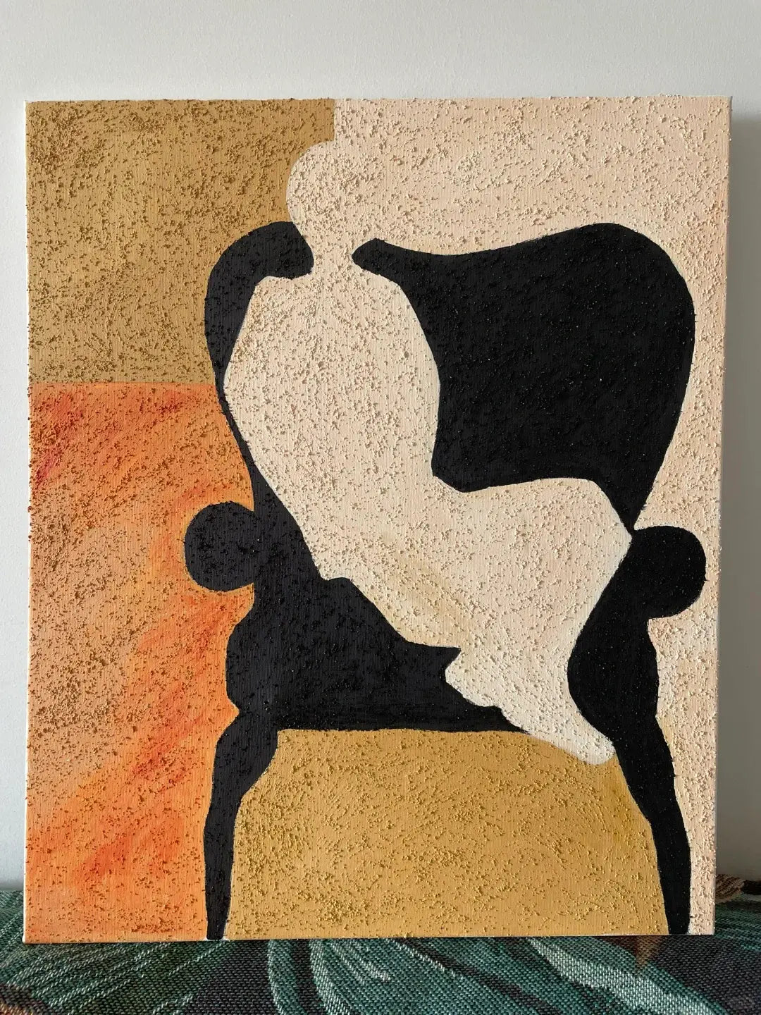 Retro Texture Art | Mid-Century Modern Abstract #AB032