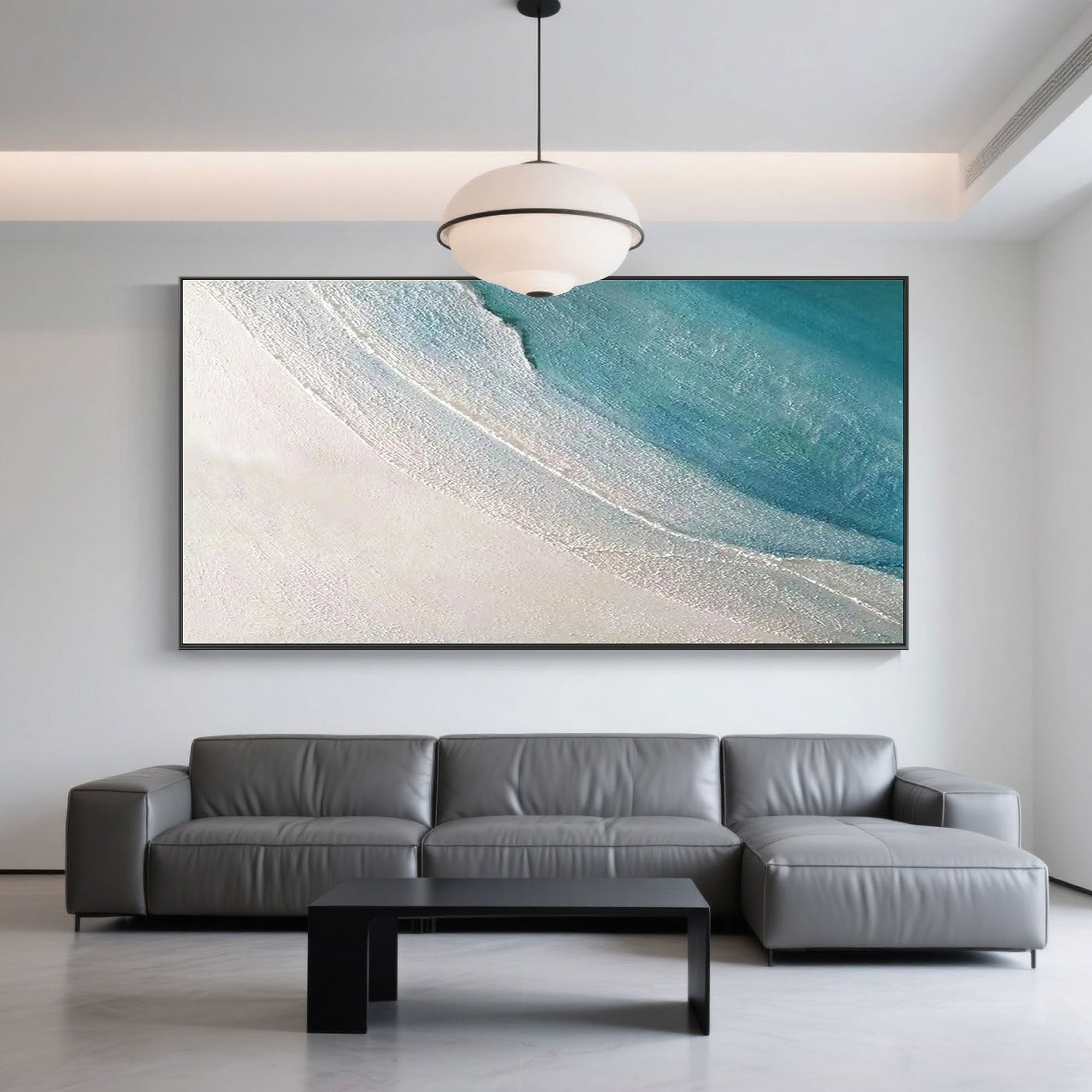 Textured Minimalist Beach Wall Art | Drift