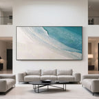 Textured Minimalist Beach Wall Art | Drift