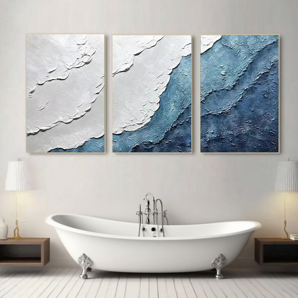 Secure international shipping for canvas artwork in protective packaging.