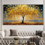 Worldwide shipping available for 'Tree of Dawn' textured canvas art.