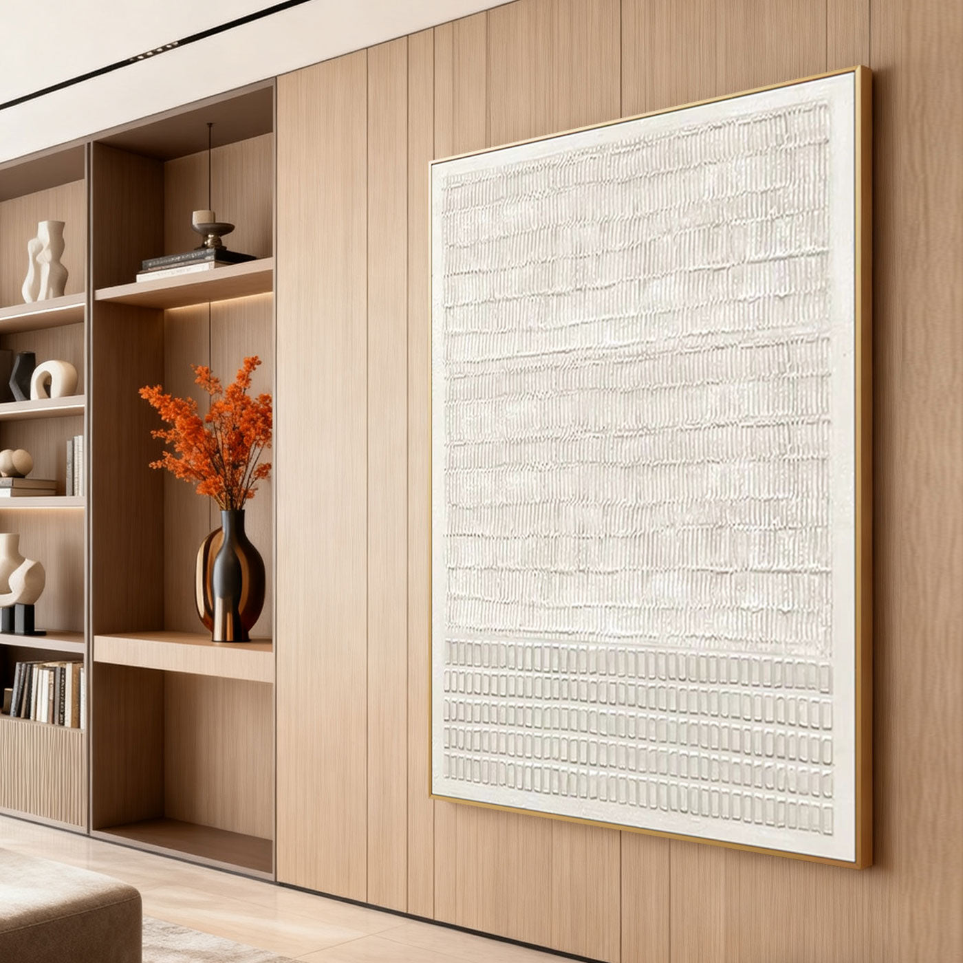 Minimalist Japandi Geometric Wall Art - Still & Settle