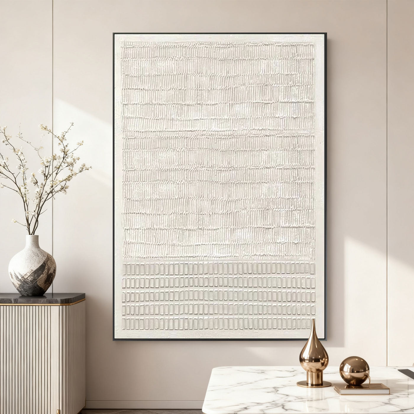 Minimalist Japandi Geometric Wall Art - Still & Settle