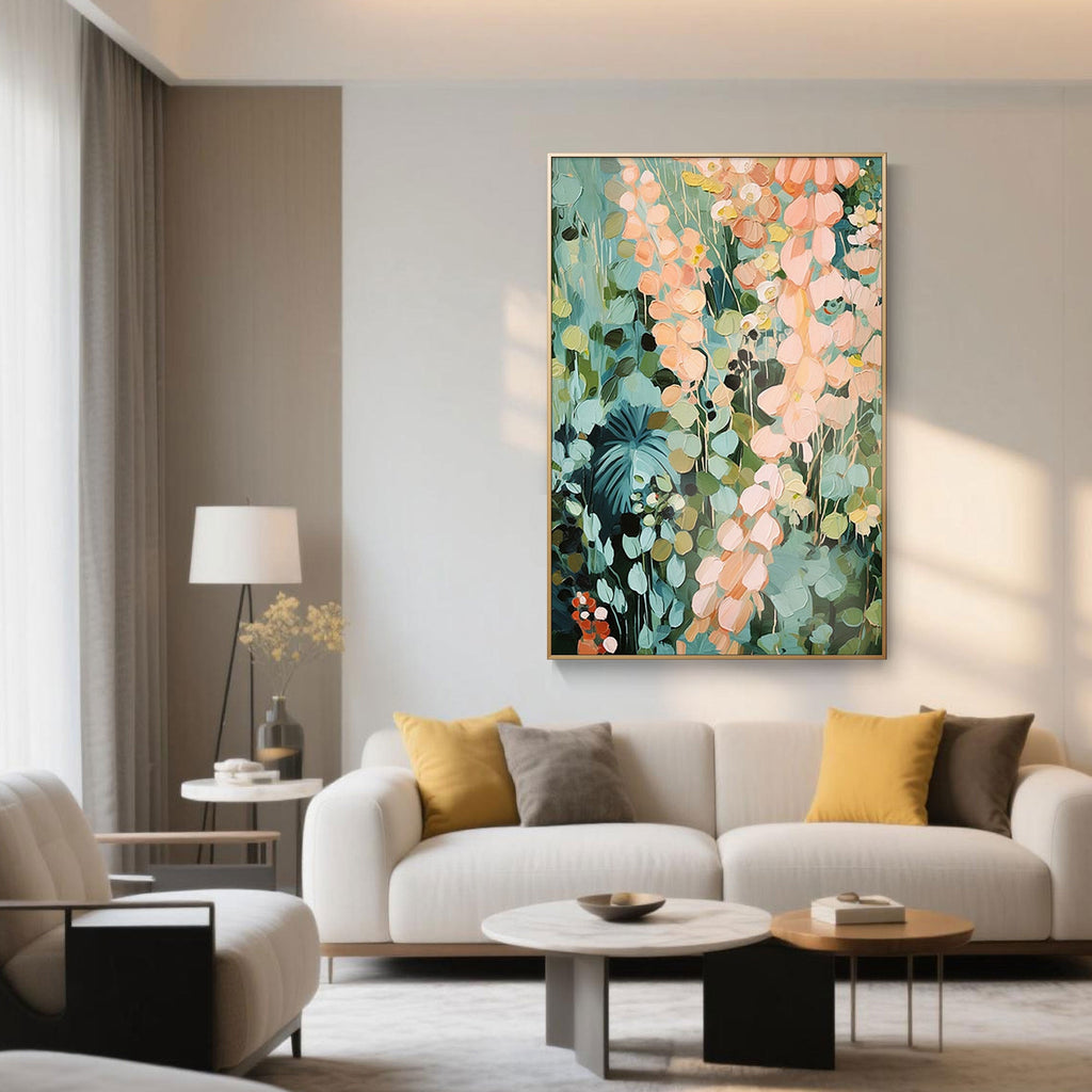 Abstract Botanical Wall Art | Verdant Echo