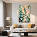 Abstract Botanical Wall Art | Verdant Echo
