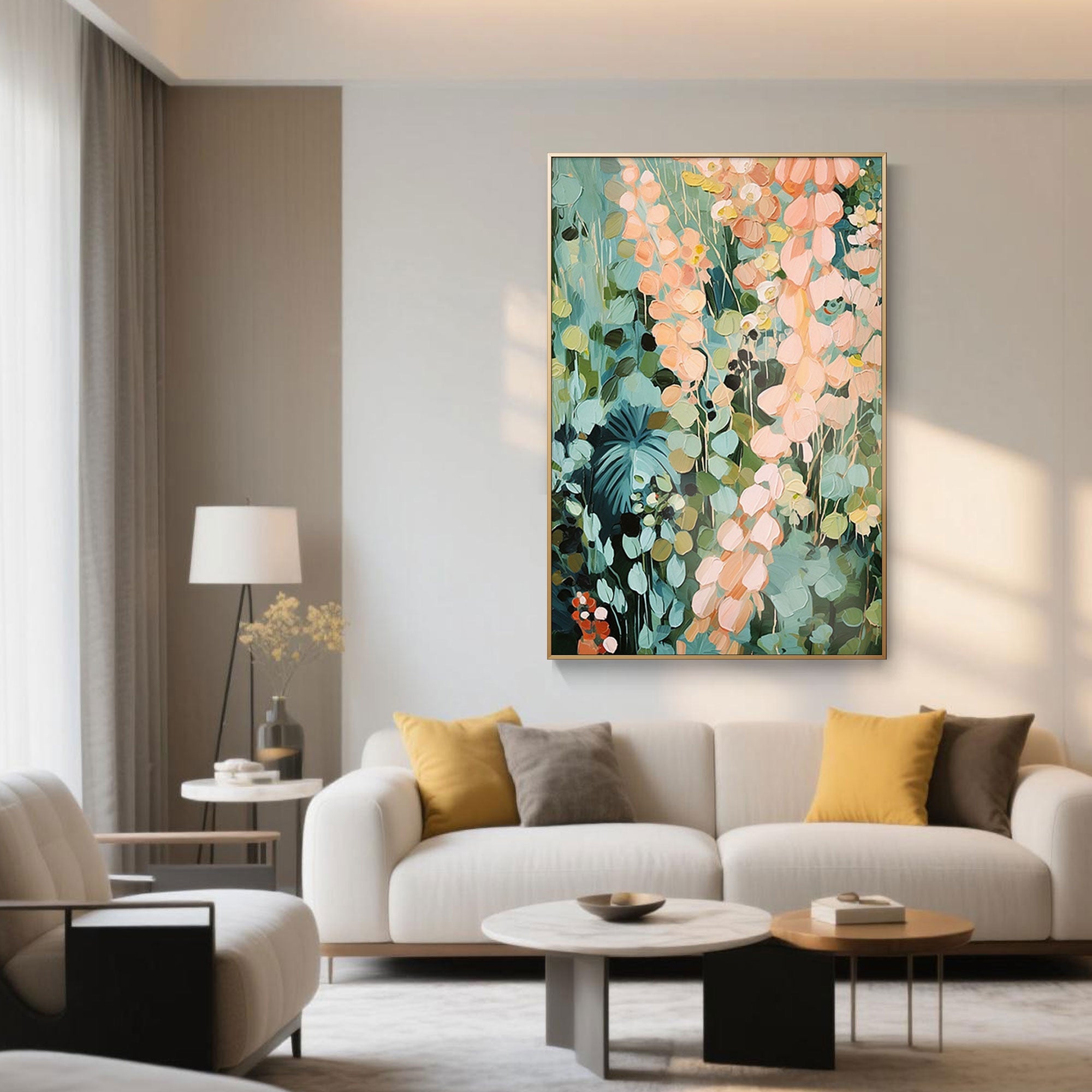 Abstract Botanical Wall Art | Verdant Echo