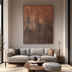 Vintage Abstract Wall Art - Celestial Erosion
