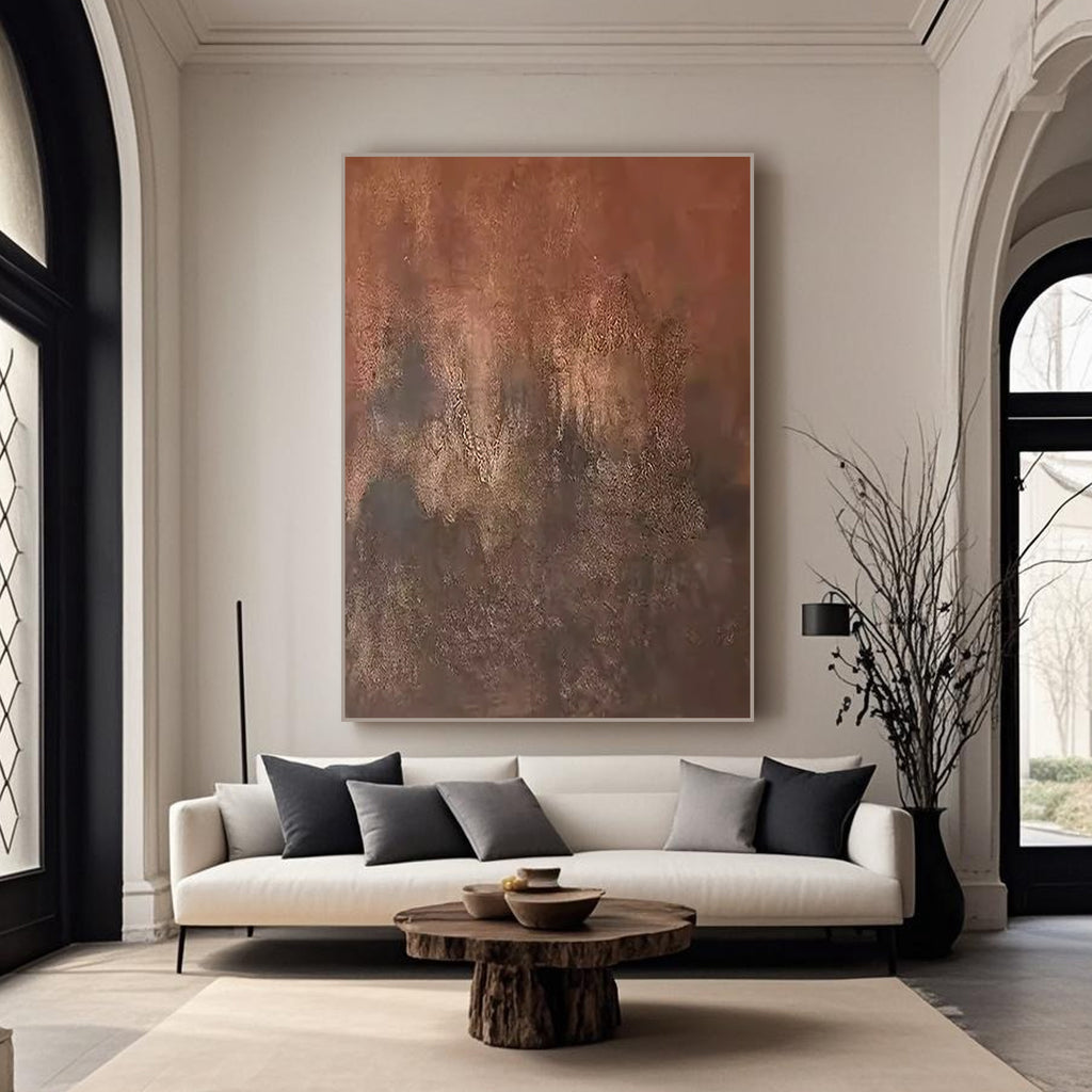 Vintage Abstract Wall Art - Celestial Erosion