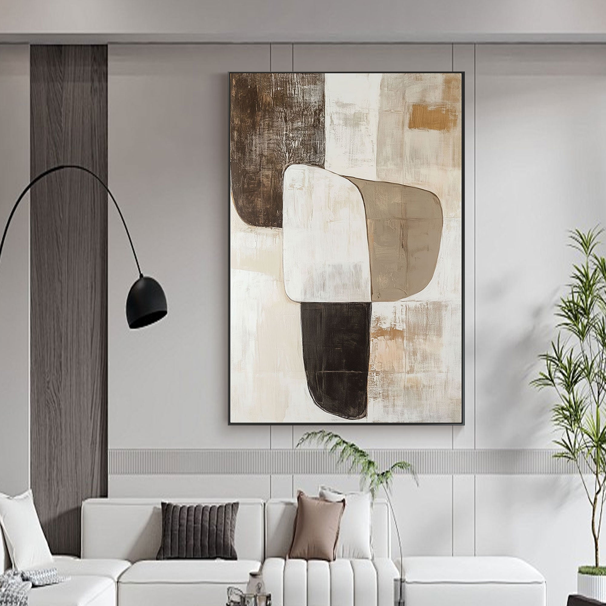 Wabi Sabi Balance canvas art.