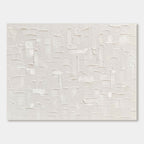 Wabi Sabi Beige Wall Art - Stone Light, showcasing hand-painted abstract texture.