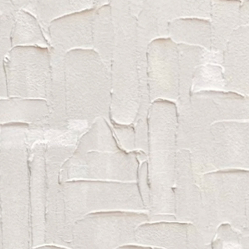 Close-up of the textured surface of the Wabi Sabi Beige Wall Art.